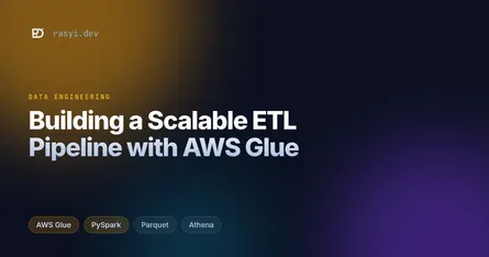 Membangun ETL Pipeline yang Scalable dengan AWS Glue (CSV ke Parquet + Partitioning)