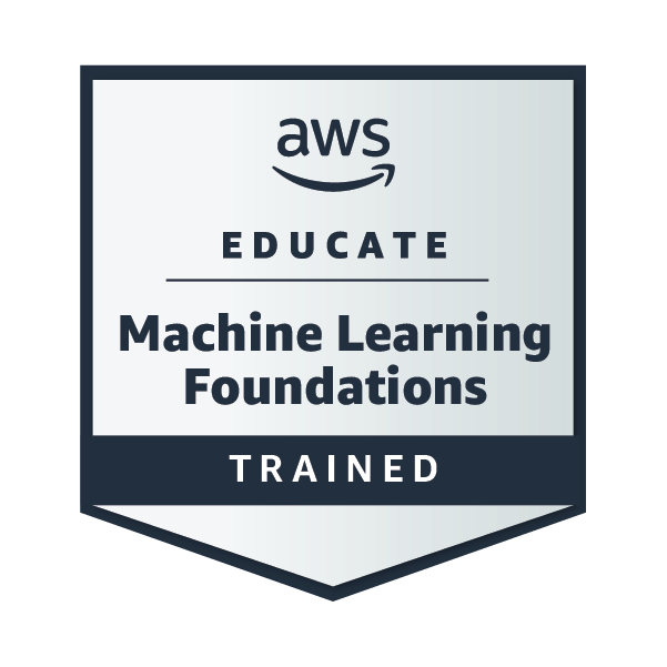 AWS Educate Machine Learning Foundations badge